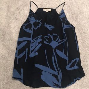 Pretty blue floral top